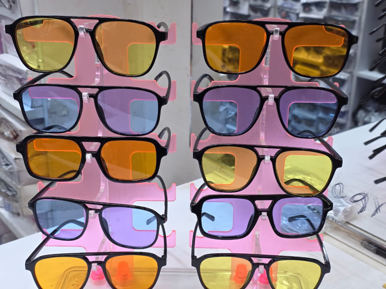 Unisex Vintage Blue Light Blocking Sunglasses